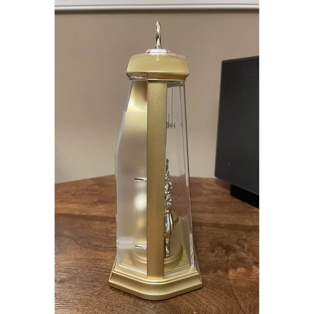 Rhythm‎ Two Tone Carriage Mantel Clock - Gold